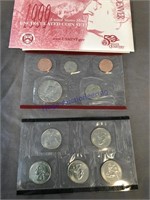 1999 Denver US mint set, 9 coins