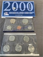 2000 Philidelphia US mint set, 10 coins