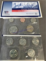2002 Philidelphia US mint set, 10 coins