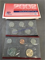 2002 Denver US mint set, 10 coins