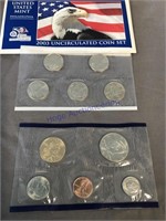 2003 Philidelphia US mint set, 10 coins