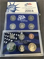 2004S US proof set, 10 coins
