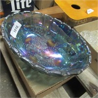Ppurple colored glass bowl