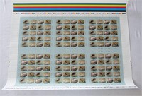 Signed Ltd Ed. Uncut Press Sheet Stamps.47c