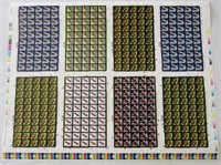Ltd Ed. Uncut Press Sheet Stamps