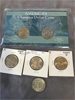 6- Americas Changing dollars, 6 coins