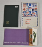 3 pcs Stamp Books - Includes Vintage Stamps