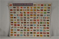 Flags Of The World Stamp Poster