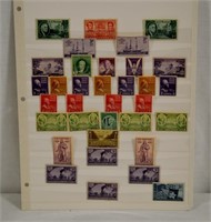 Vintage USA Postage Stamp Lot - Unused