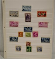Vintage USA Postage Stamps - Unused