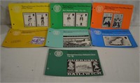 7 pcs British stamp Books (Includes Stamps)