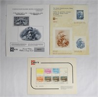 3 pcs Vintage Capex Collector Stamps