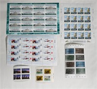 Assorted Canada Military Stamp Corners / Blocks