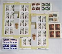 Assorted Canada Art Stamp Corners / Blocks