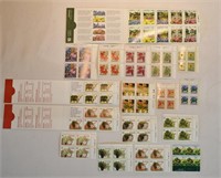 Assorted Canada Flowers Stamp Corners / Blocks