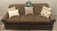 Genuine La-Z-Boy Sofa with throw pillows