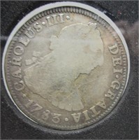 1783 Carolus III Coin