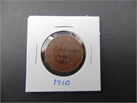 1910 Canadian One Cent Coin