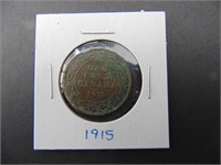 1915 Canadian One Cent Coin