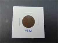 1932 Canadian One Cent Coin