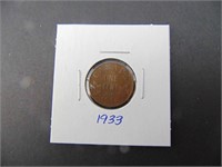 1933 Canadian One Cent Coin
