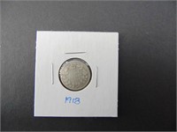 1918 Canadian Ten Cent Coin