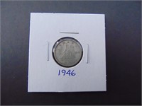 1946 Canadian Ten Cent Coin