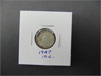 1947 ML Canadian Ten Cent Coin