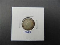 1949 Canadian Ten Cent Coin