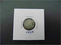 1954 Canadian Ten Cent Coin