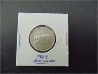 1967 Canadian Twenty - Five Cent Coin