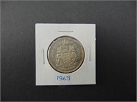 1963 Canadian Fifty Cent Coin