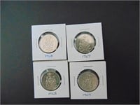 2-1968    2-1969 Canadian Fifty Cent Coins