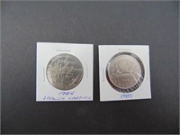 1985  1984 JC  Canadian Dollar Coins