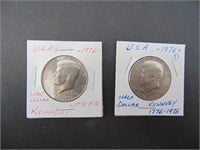 1976D  1976   American Fifty Cent Coins