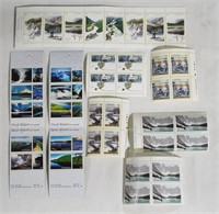 Assorted Canada Landscape Stamp Corners / Blocks