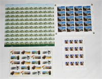 Assorted Canada Nature Stamp Corners / Blocks