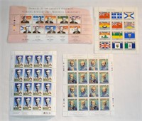 Assorted Canada Political Stamp Corners / Blocks