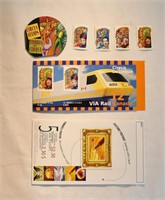 Assorted Canada Circus Stamp Corners / Blocks