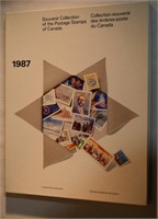 1987 Souvenir Collection Postage Stamps Box