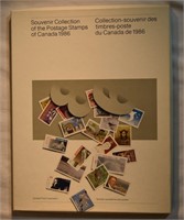 1986 Souvenir Collection Postage Stamps Box