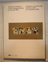 1981 Souvenir Collection Postage Stamps Box