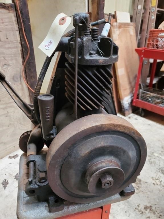 Vintage Briggs & Stratton Mod FH Gas Engine Early Kick start,starter Shaft 66883 