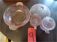 Pink Depression  Glassware