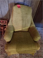 Vintage Green Rock Chair
