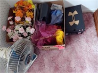 Flowers, Fan and Mics
