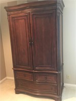 Walnut  Armoire & Entertainment Center by Hooker
