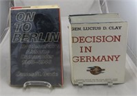 (2) WW2 THEME BOOKS, GEN. CLAY and GEN. GAVIN