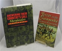 (2) MARYLAND MILITARY BOOKS, 1812 AND WW2