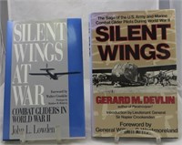 (2) WORLD WAR II BOOKS - COMBAT GLIDERS, SIGNED